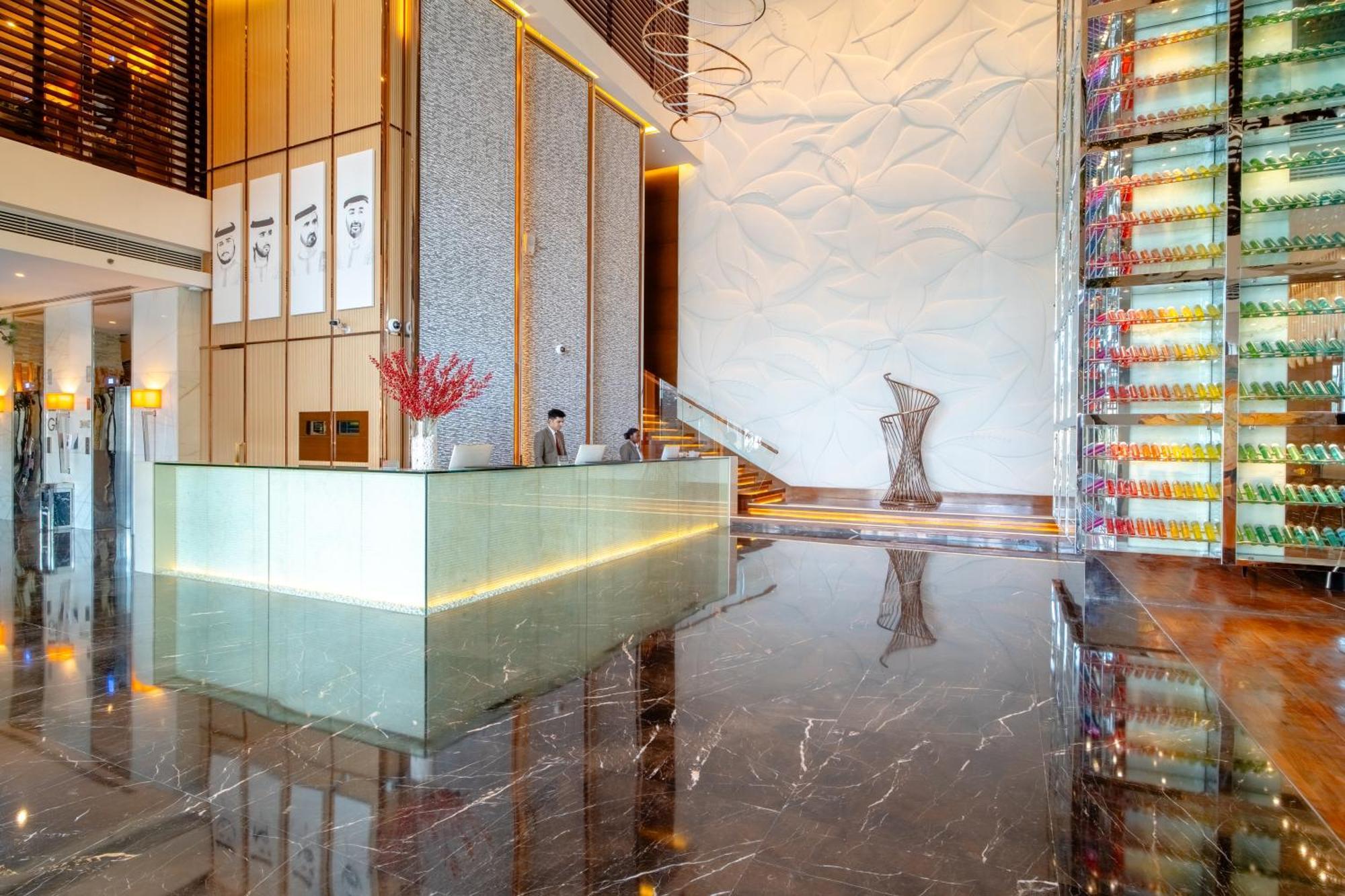 Asiana Hotel Dubaj Zewnętrze zdjęcie Lobby